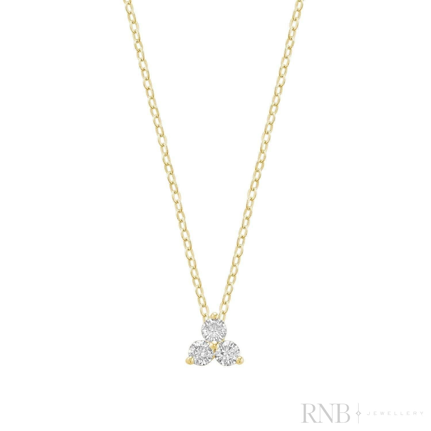 Trinity Diamond Pendant-RNB Jewellery