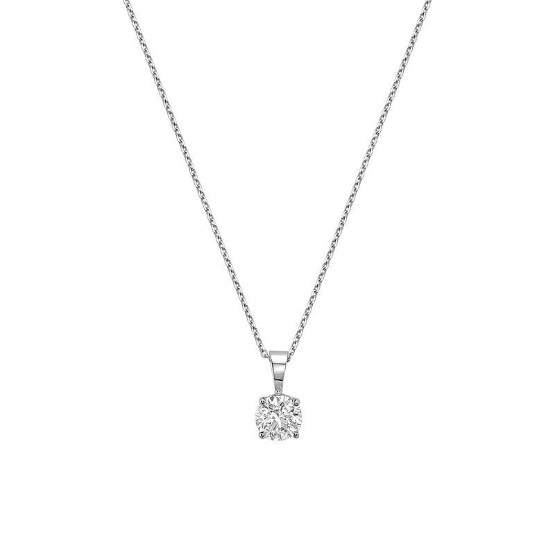 Lab Grown Solitaire Pendant
