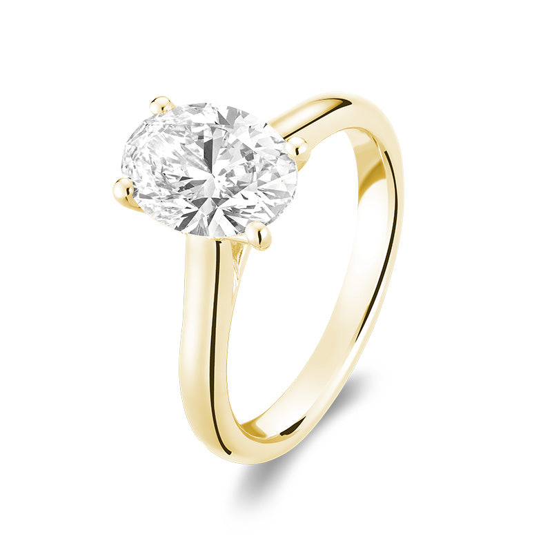 Bague en diamant de laboratoire à 5 pierres