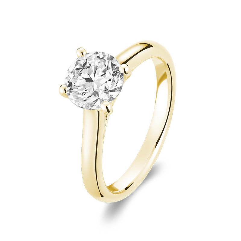 Bague en diamant de laboratoire à 5 pierres