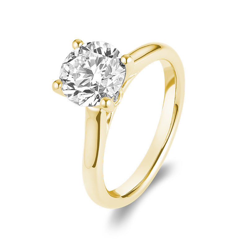 Bague en diamant de laboratoire à 5 pierres