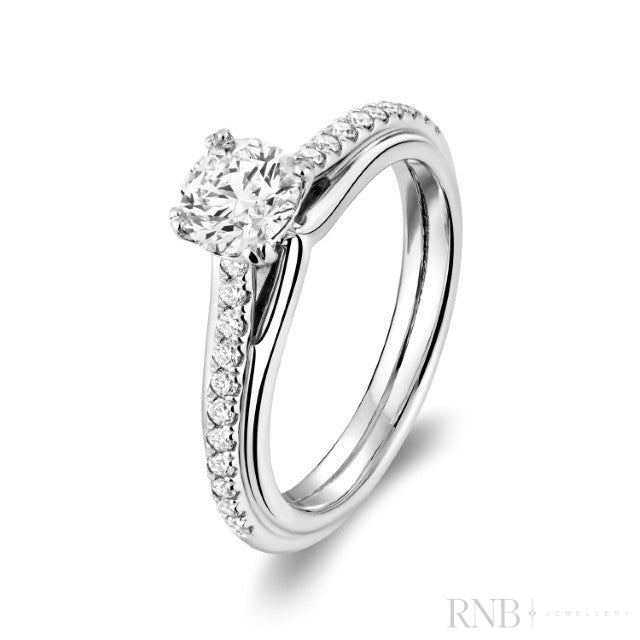 Bague Faith Signature émeraude et diamant