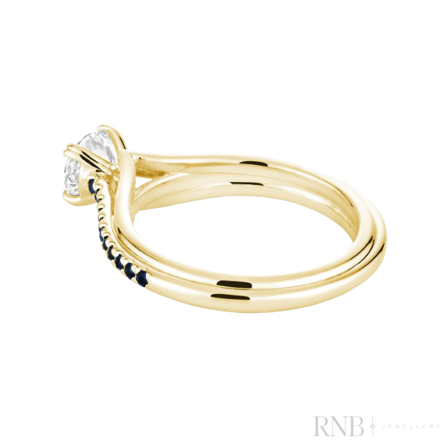 Bague Faith Signature émeraude et diamant