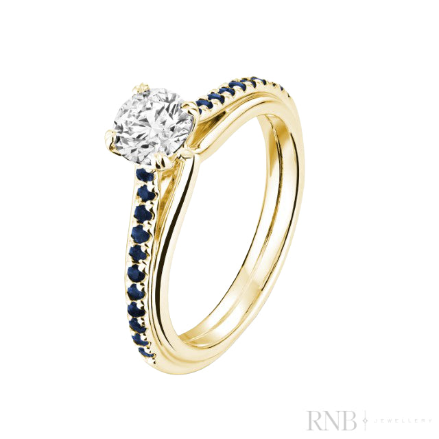 Faith Signature Diamond & Accent Gemstones Engagement Ring