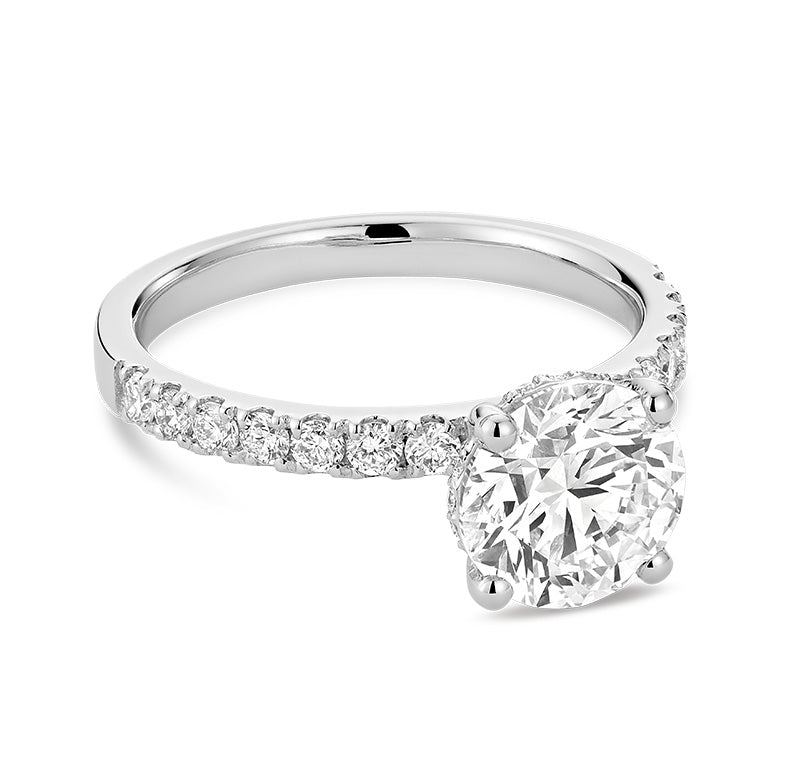 Bague en diamant de laboratoire à 5 pierres
