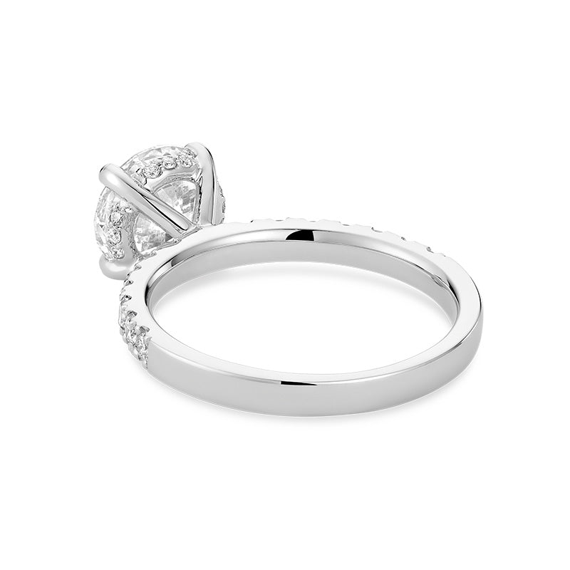 Bague en diamant de laboratoire à 5 pierres