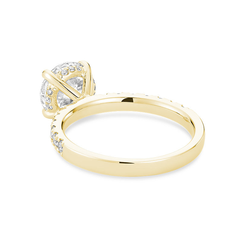Bague en diamant de laboratoire à 5 pierres