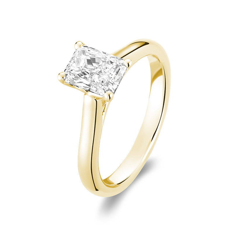 Bague en diamant de laboratoire à 5 pierres