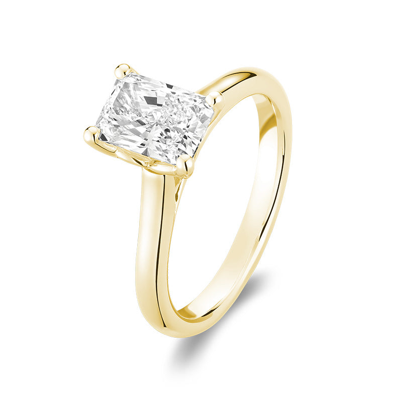 Bague en diamant de laboratoire à 5 pierres