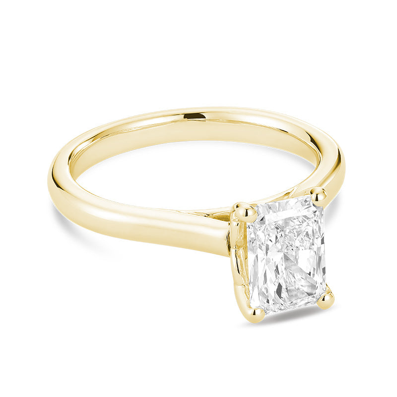 Bague en diamant de laboratoire à 5 pierres