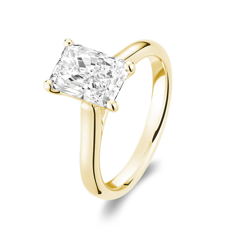Bague en diamant de laboratoire à 5 pierres