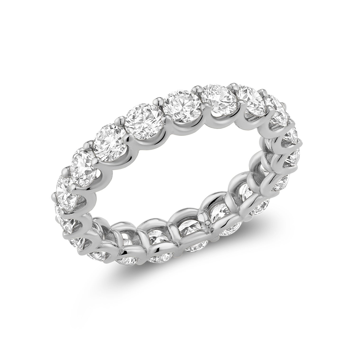 Eternity U-Setting Lab Grown Diamond Ring