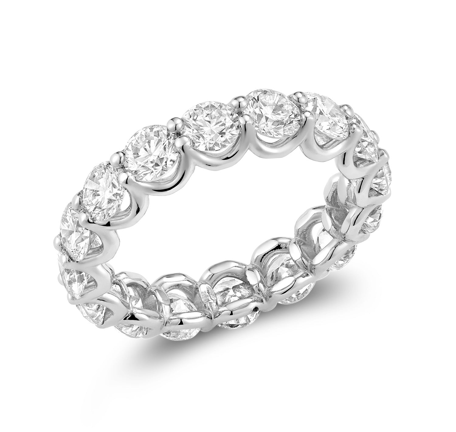 Eternity U-Setting Lab Grown Diamond Ring