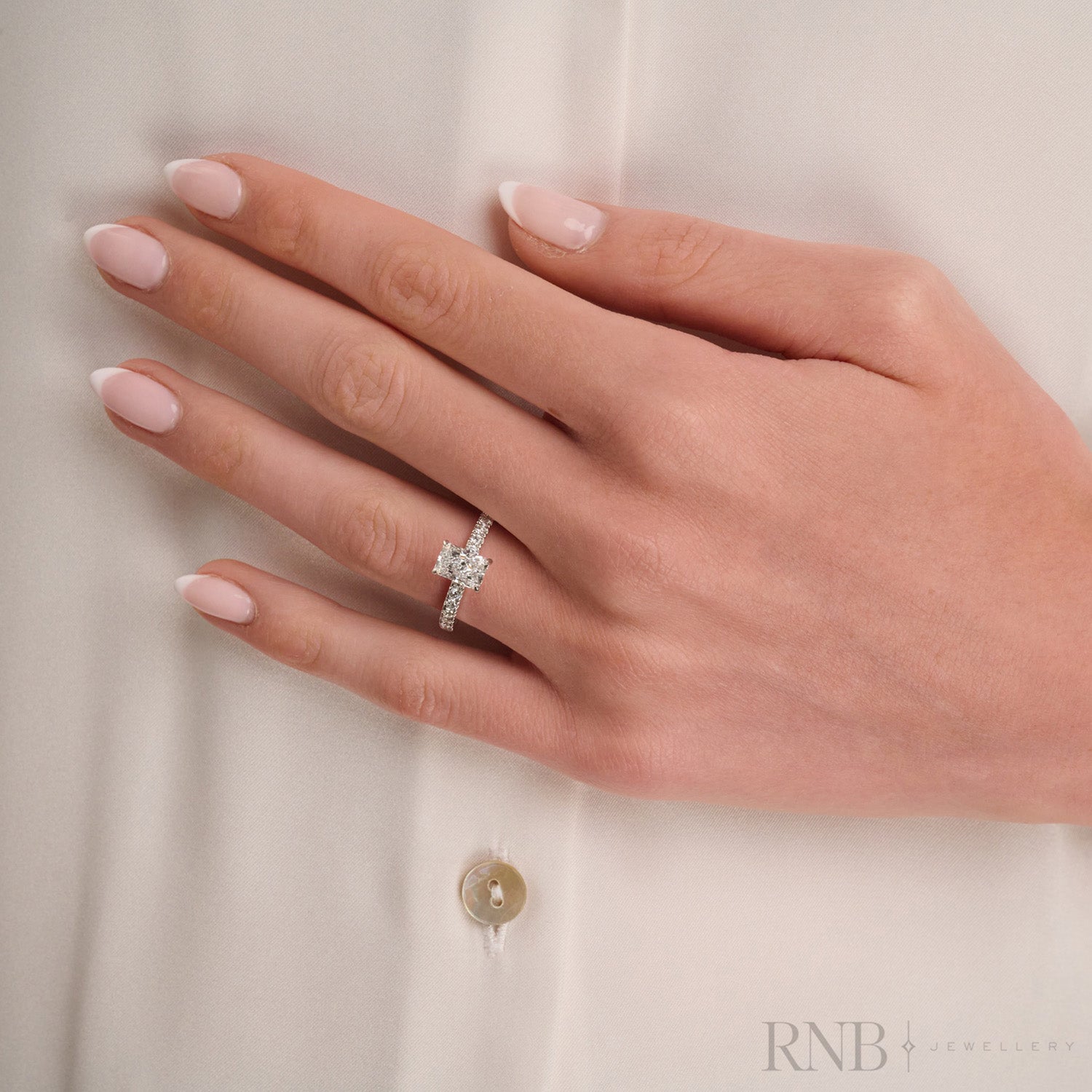 Lab Grown Radiant Diamond Ring
