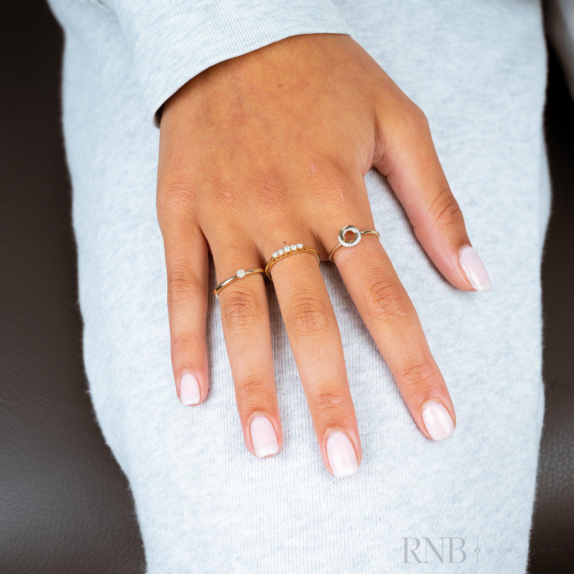 Whirl Diamond Ring-RNB Jewellery
