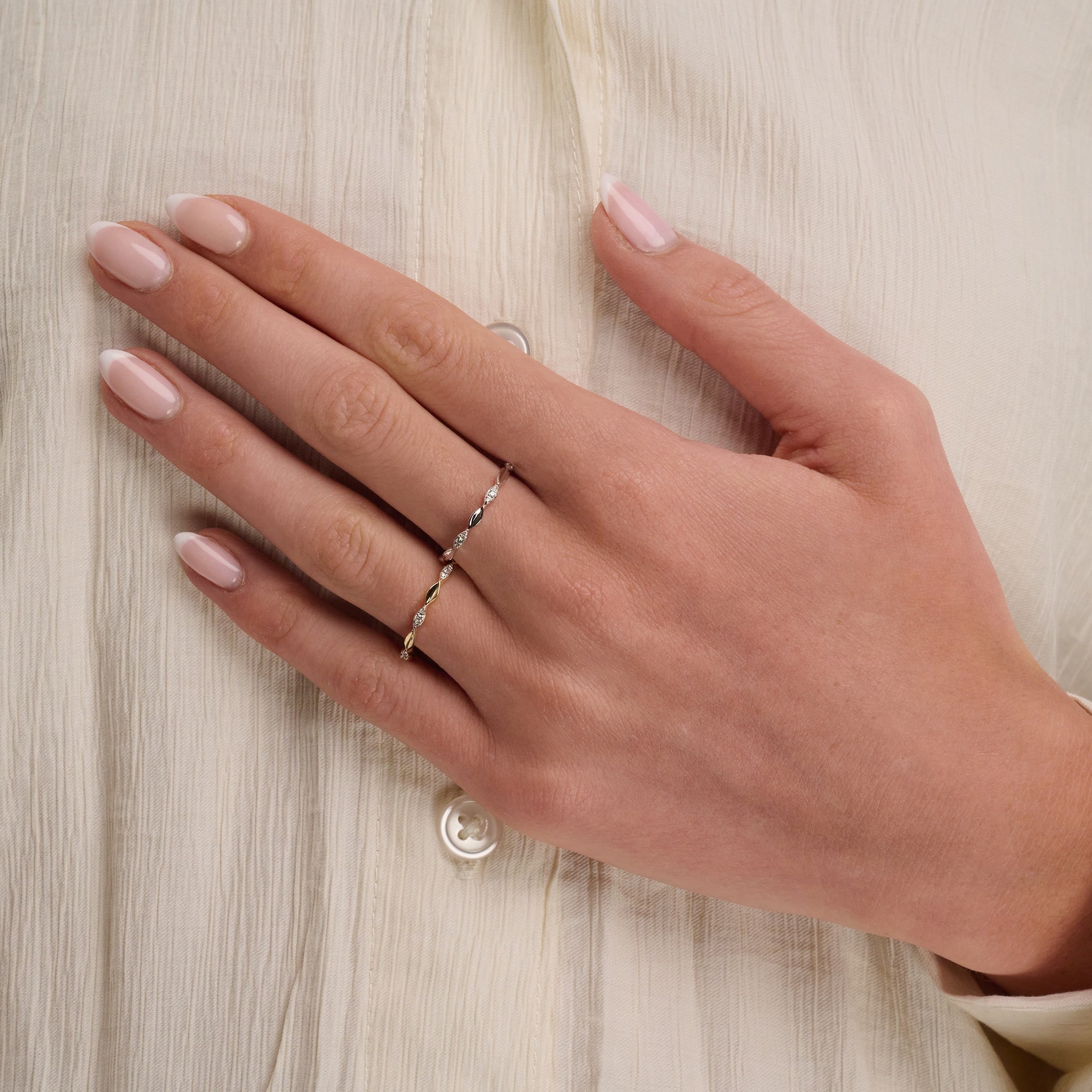 Bague Marquise en diamant