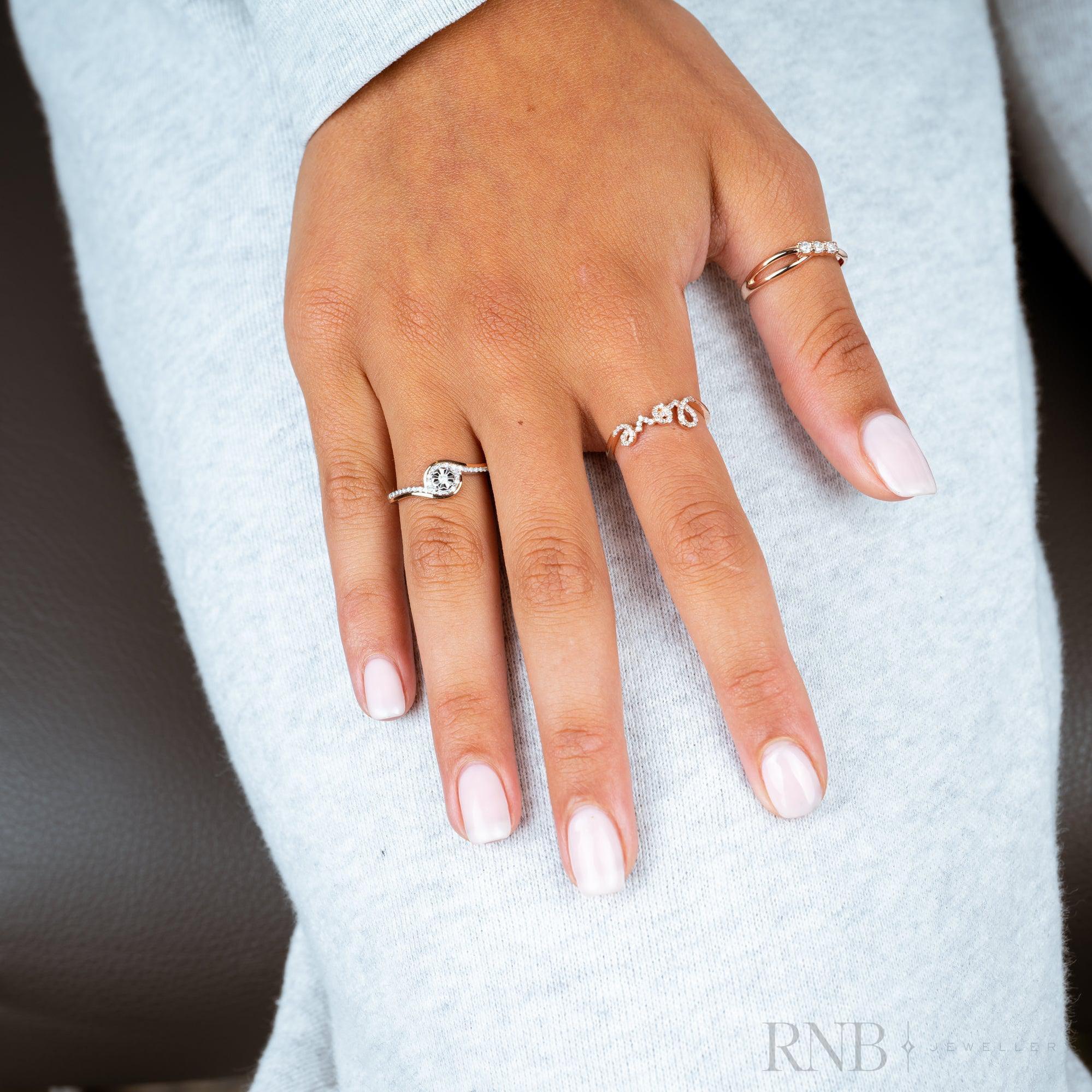 LOVE Diamond Ring-RNB Jewellery
