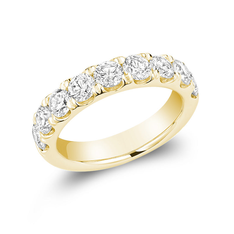 Bague en diamant de laboratoire à 5 pierres