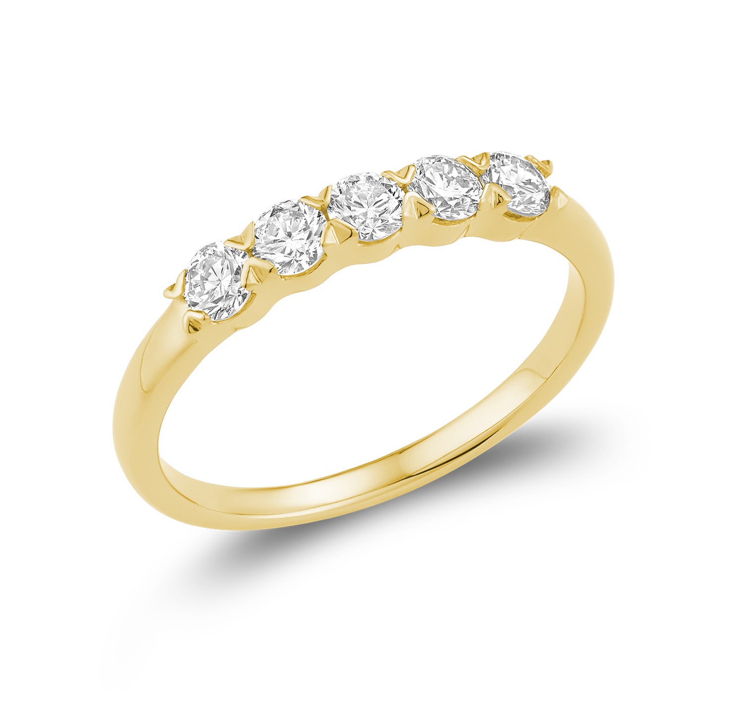 Semi-Eternity Demi Bezel Lab Grown Diamond Ring