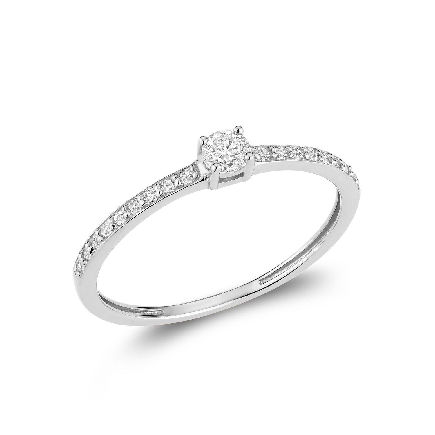 Bague flèche en diamant