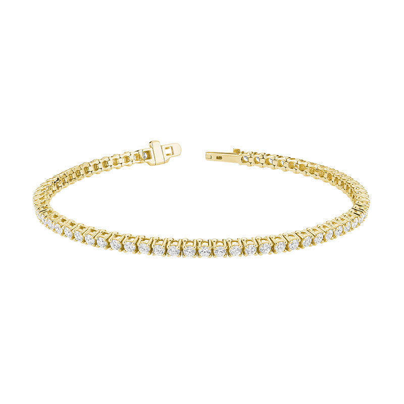 Bracelet de tennis cultivé en laboratoire