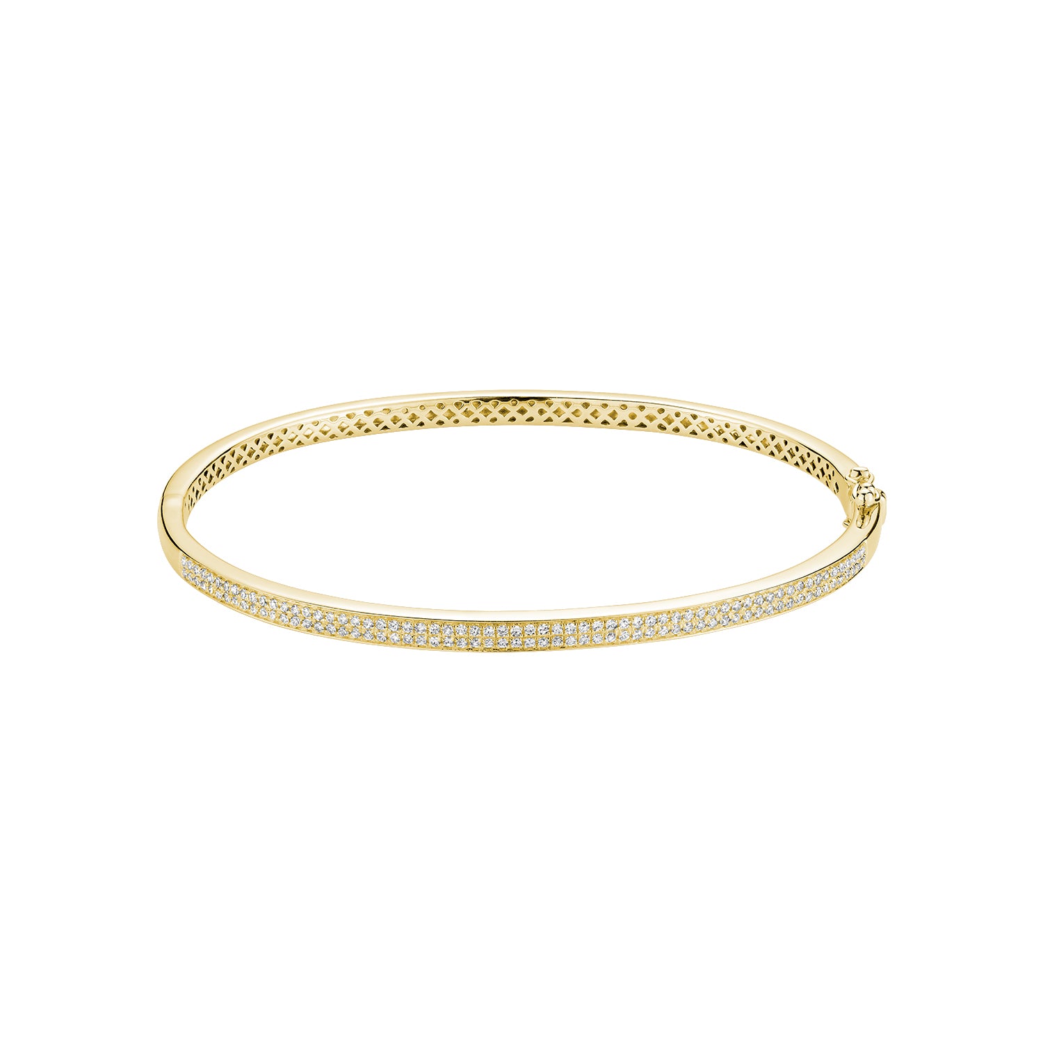 Micro Pave Bangle Bracelet