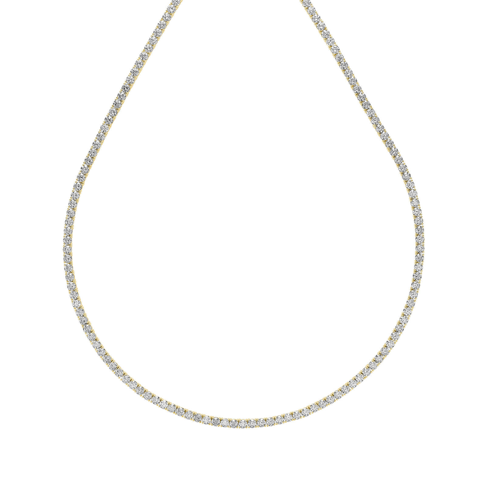 Collier de tennis cultivé en laboratoire