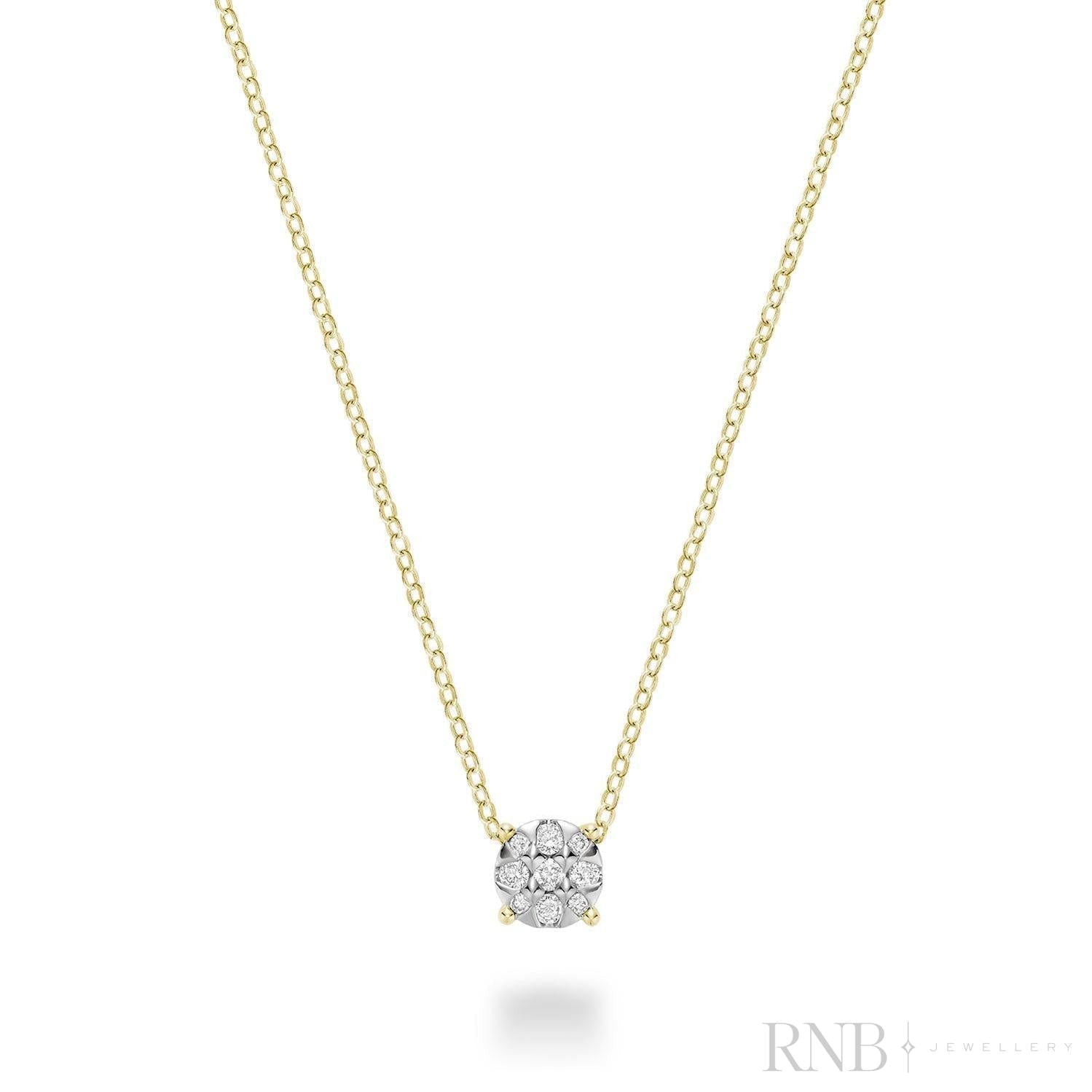 Illusion Diamond Pendant-RNB Jewellery