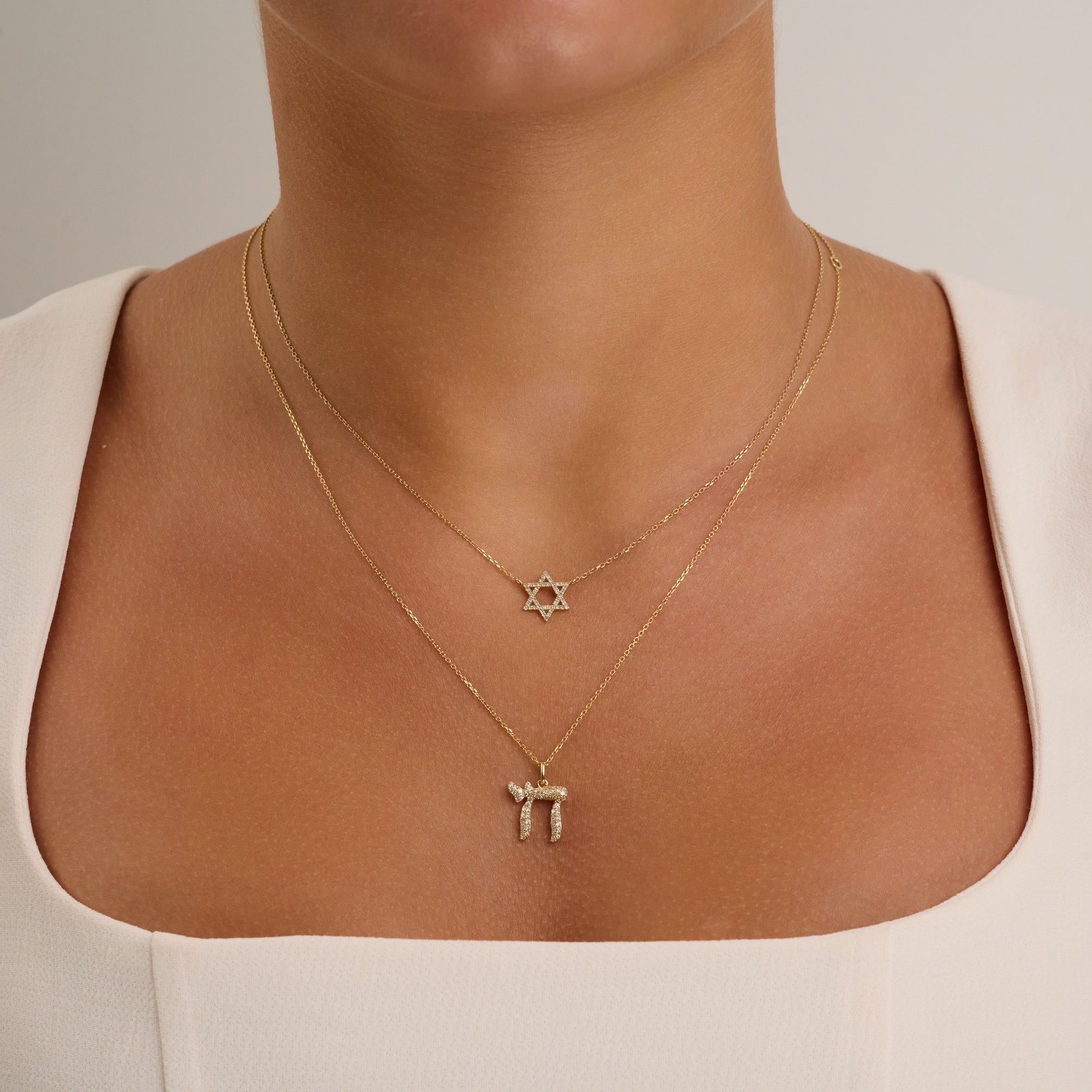 Pendentif Chai Diamond