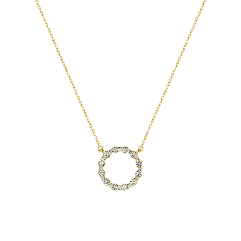 Elegant Circle Of Life Diamond Pendant