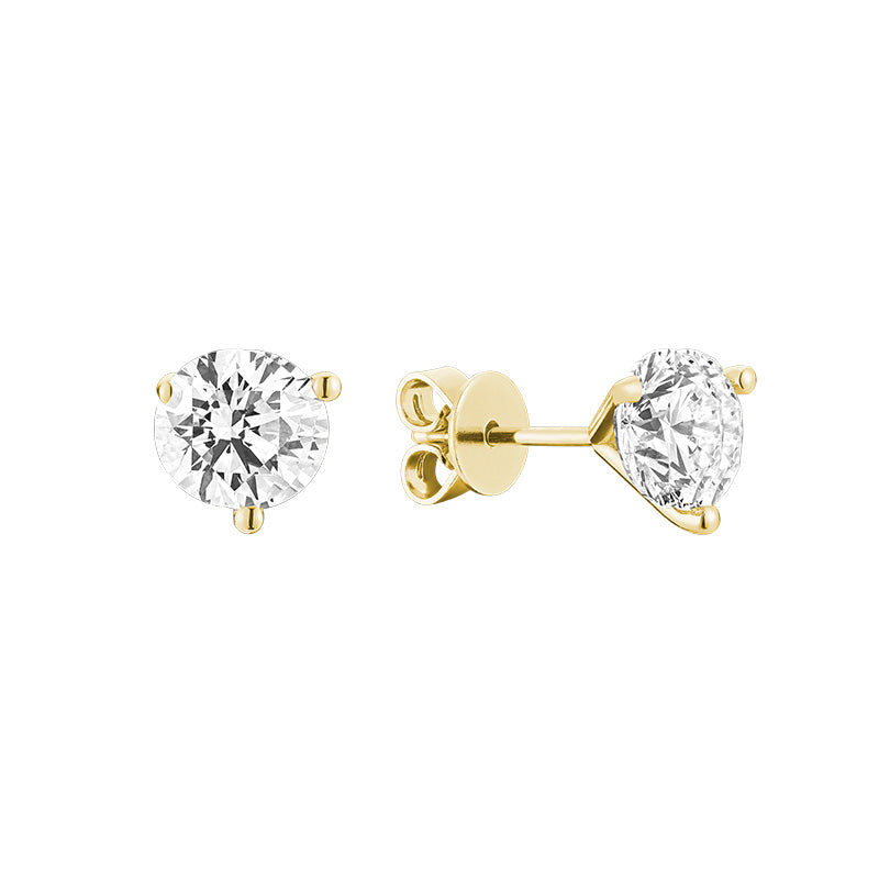 Boucles d'oreilles en diamant de laboratoire