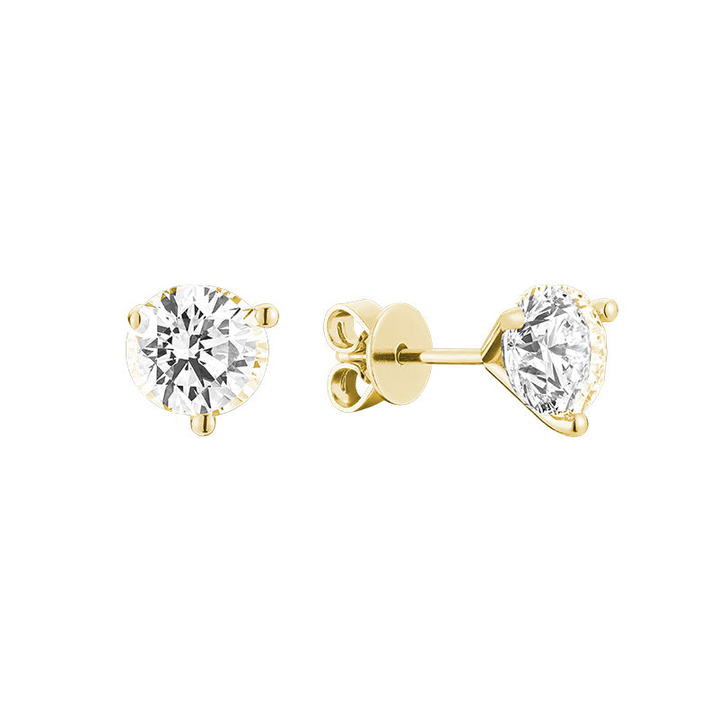 Boucles d'oreilles en diamant de laboratoire