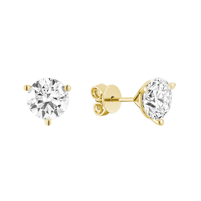 Boucles d'oreilles en diamant de laboratoire