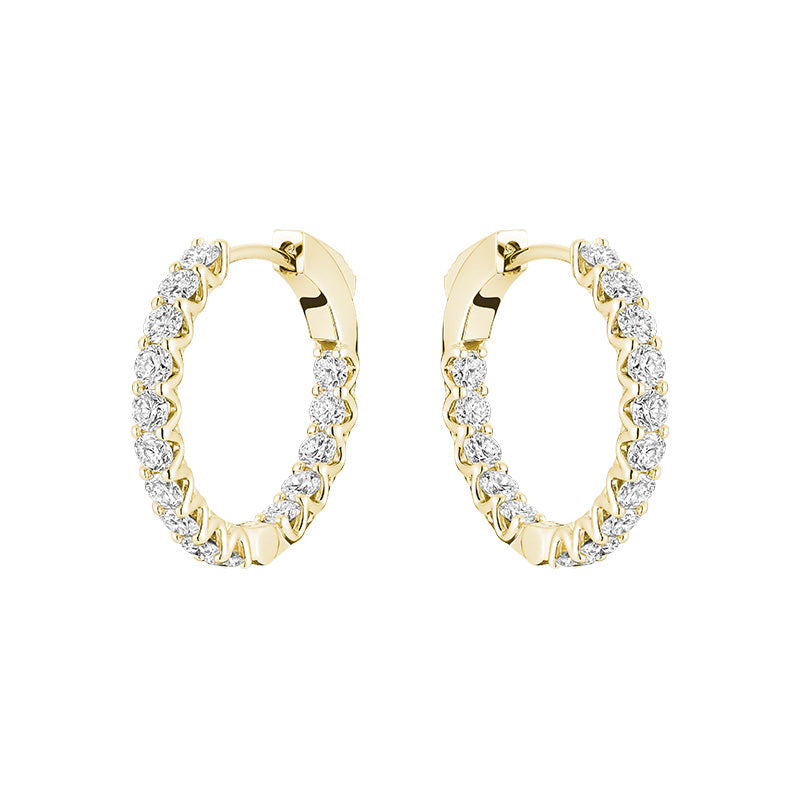 Lab Grown Huggie Earrings